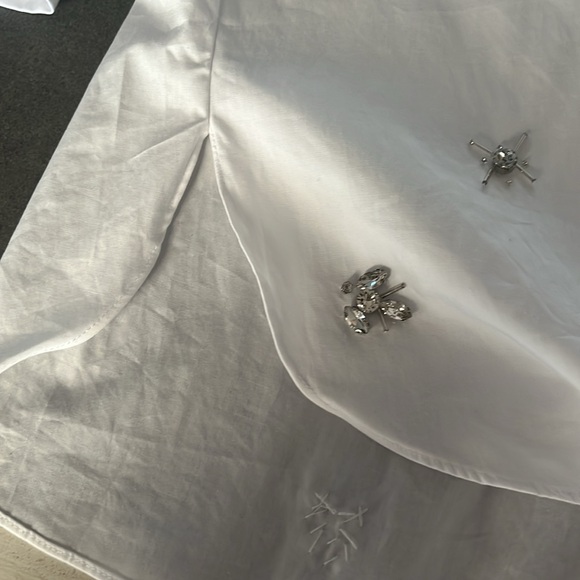 Zara Jeweled Buttondown Shirt - Picture 10 of 10